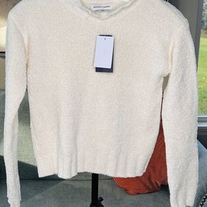 Sweater ivory pristine size small by melrose and market.